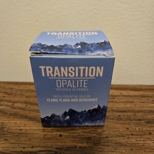 Transition Opalite Crystals in Candle